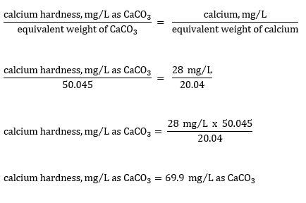 how to determine calcium hardness